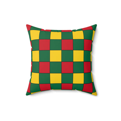 Ghana Retro Check Cushion Pillow