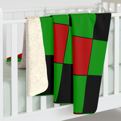 Afghanistan Retro Check Blanket Throw