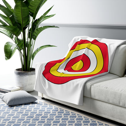 Guernsey Retro Target Blanket Throw