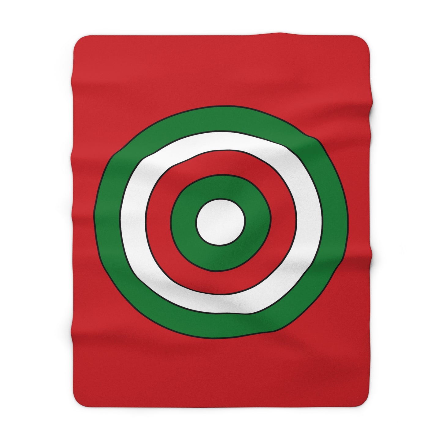 Belarus Retro Target Blanket Throw