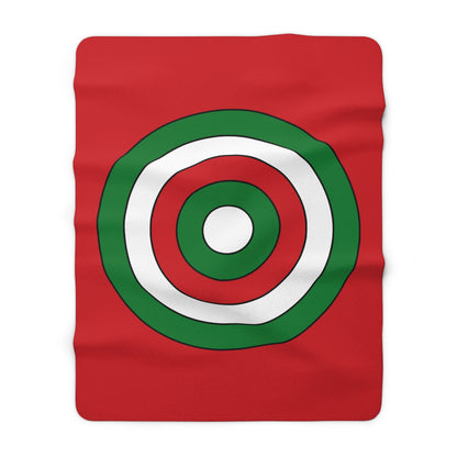 Belarus Retro Target Blanket Throw