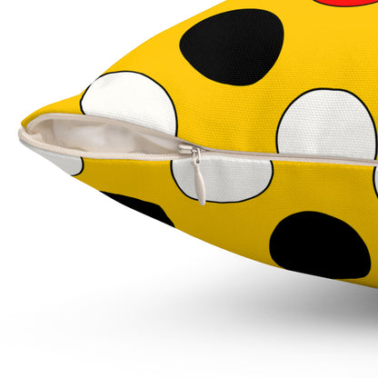 Mozambique Retro Polka Dots Cushion Pillow