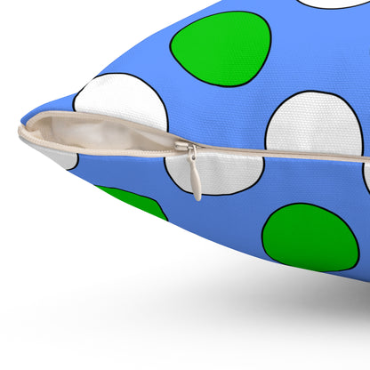 Djibouti Retro Polka Dots Cushion Pillow
