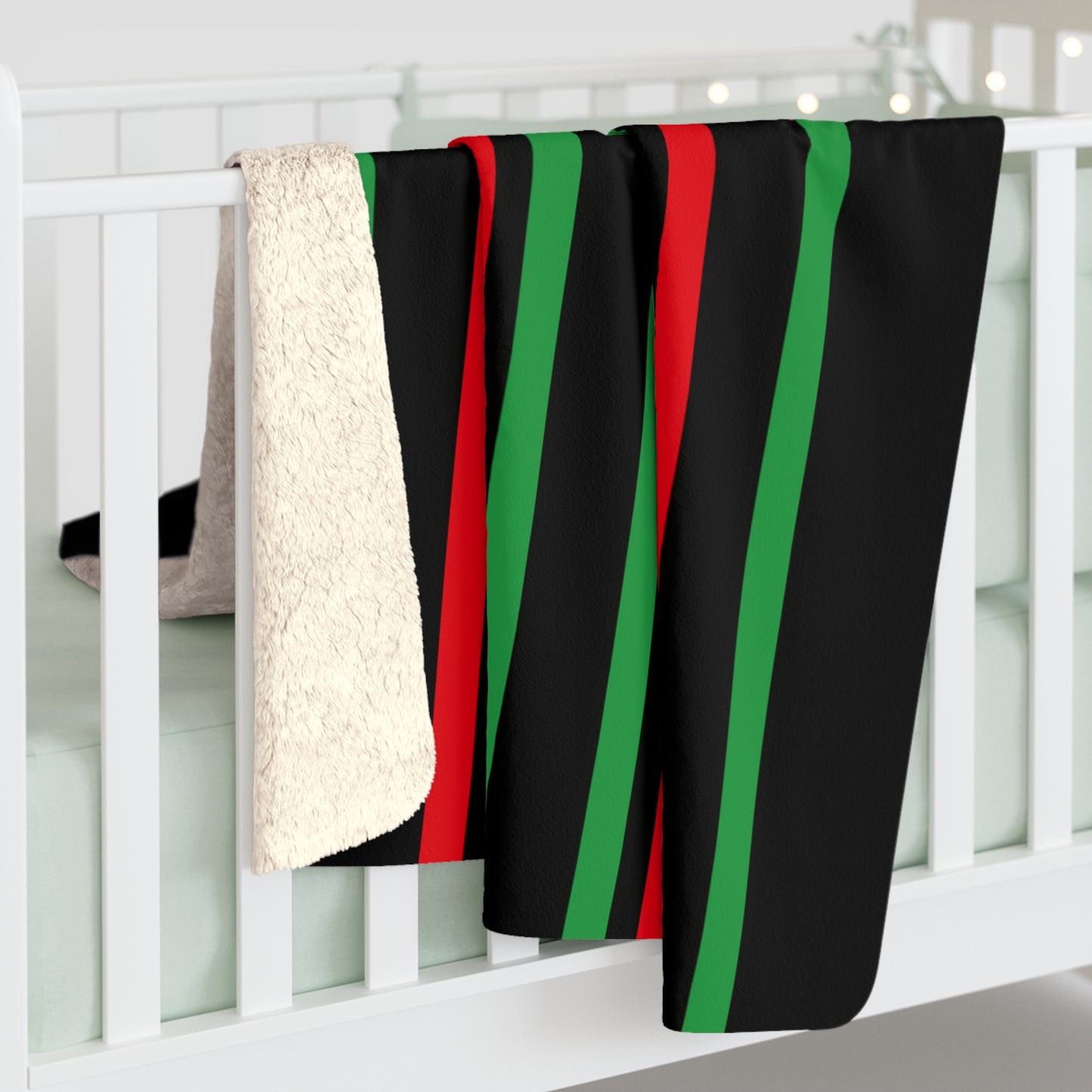 Libya Retro Stripes Blanket Throw