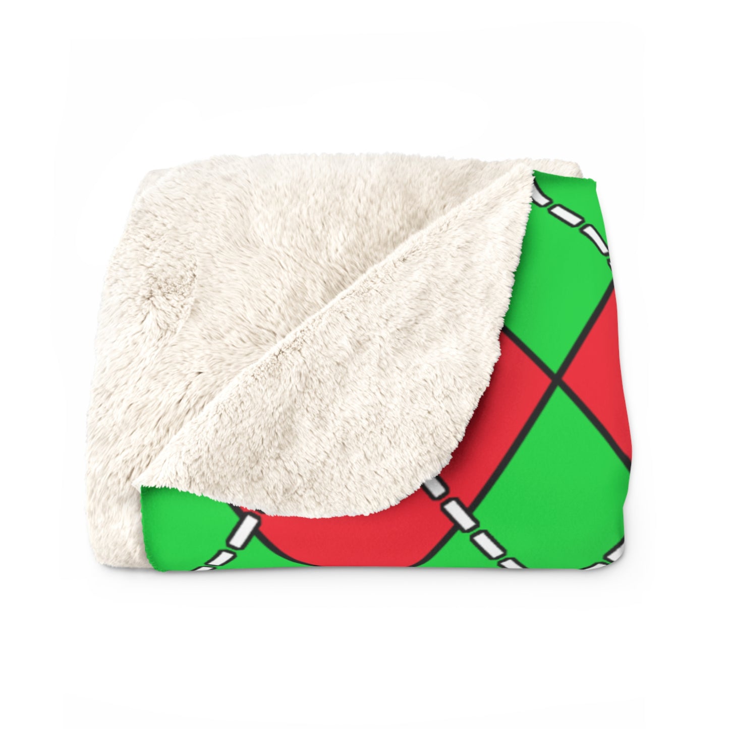 Kuwait Retro Argyle Blanket Throw