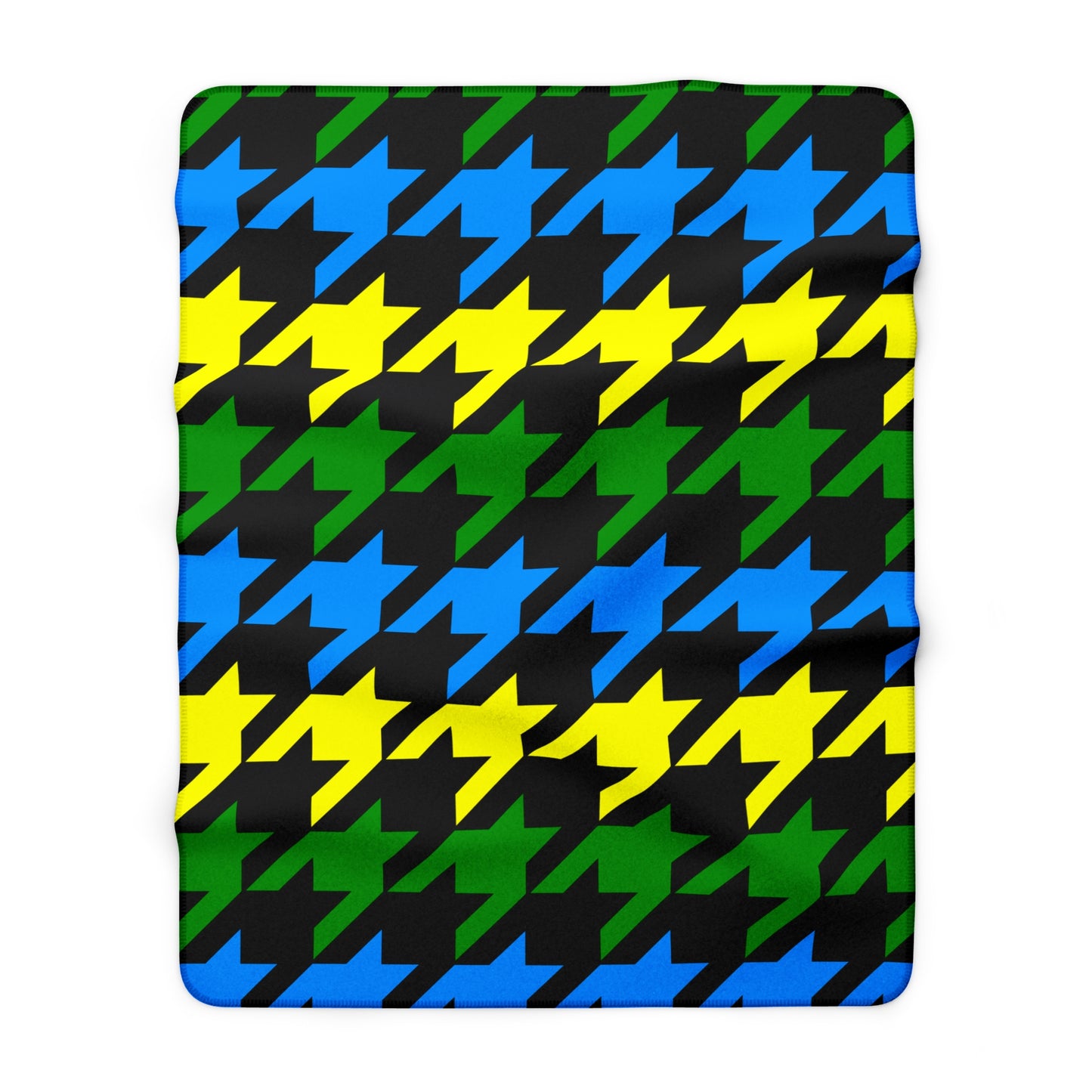 Tanzania Retro Houndstooth Blanket Throw