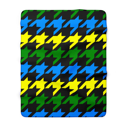 Tanzania Retro Houndstooth Blanket Throw