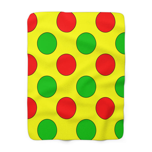 Congo Retro Polka Dots Blanket Throw