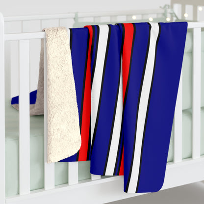 Heard Island And Mcdonald Islands Retro Stripes Blanket Throw