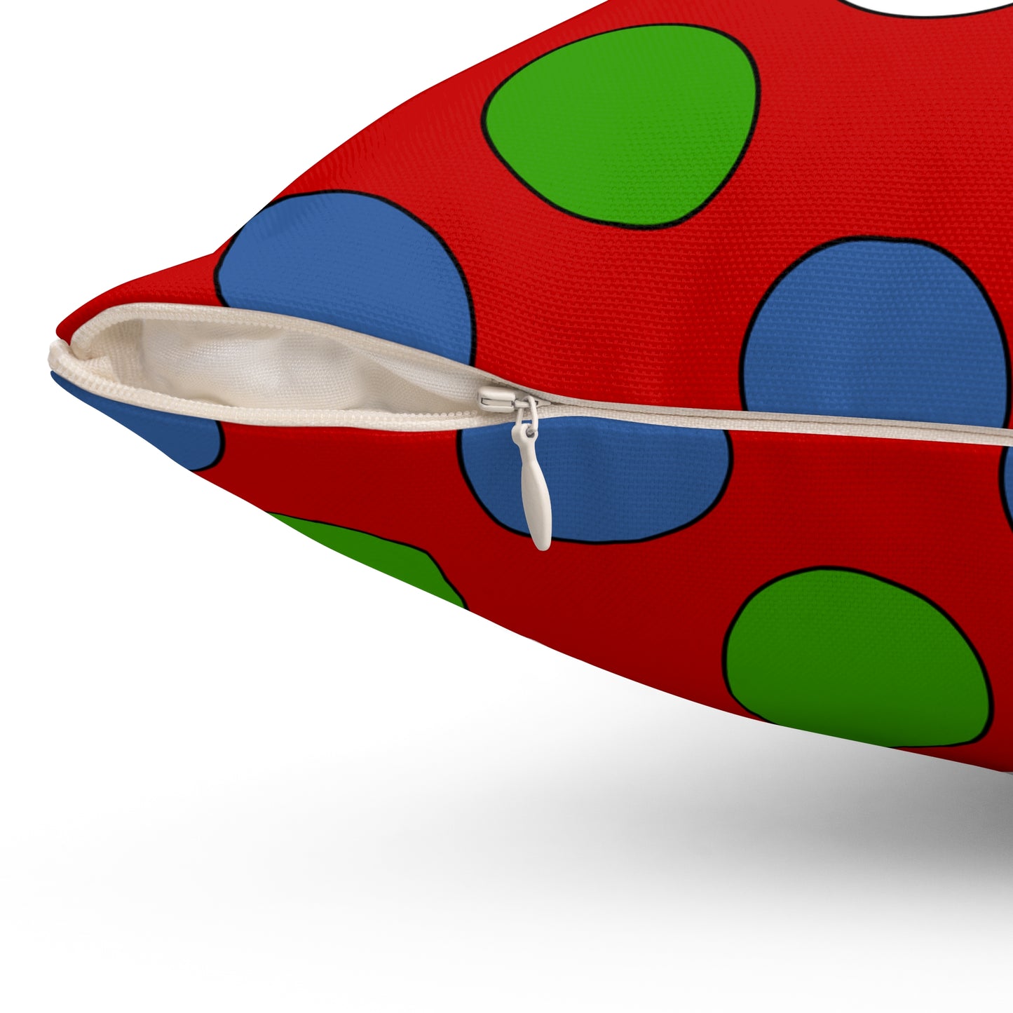 Namibia Retro Polka Dots Cushion Pillow