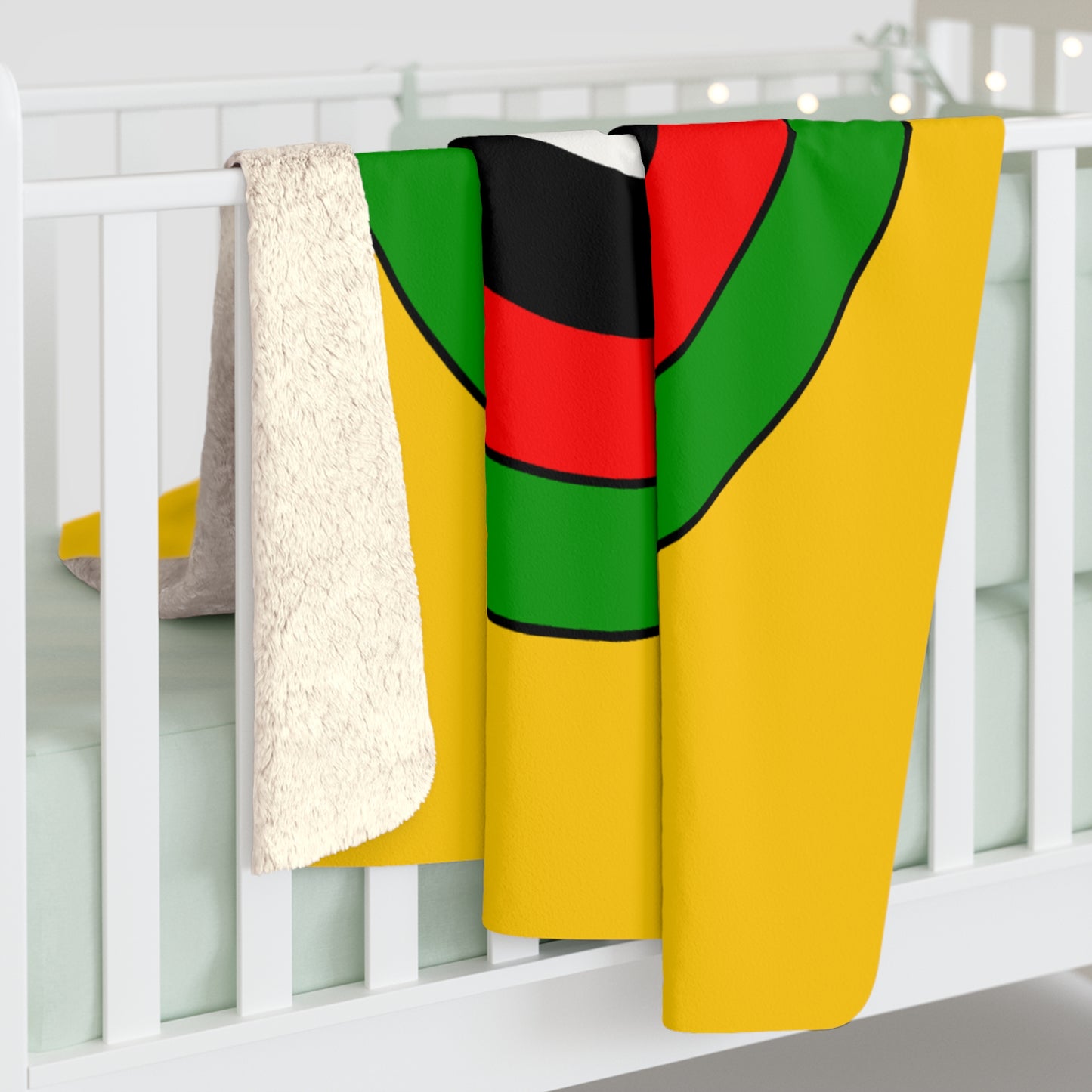 Mozambique Retro Target Blanket Throw