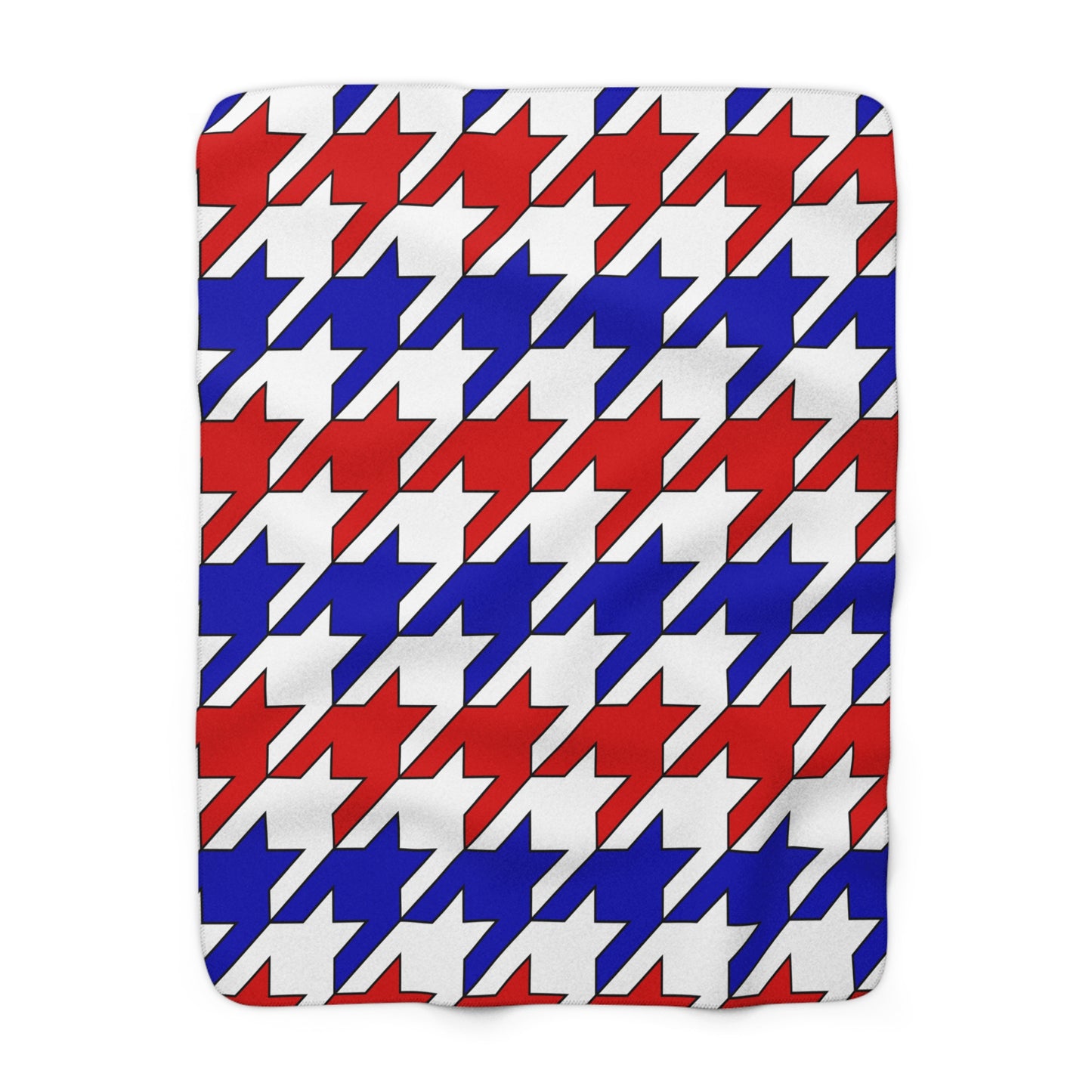 Costa Rica Retro Houndstooth Blanket Throw