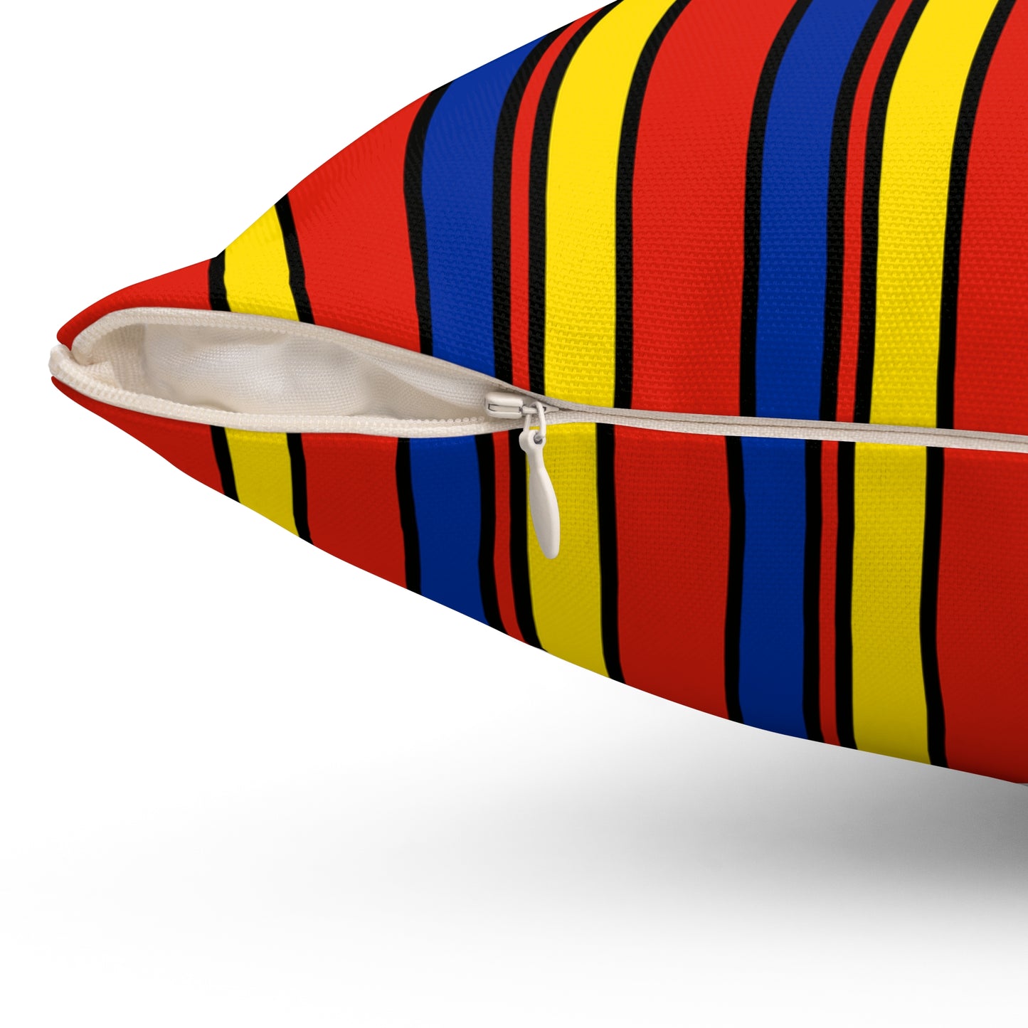 Romania Retro Stripes Cushion Pillow