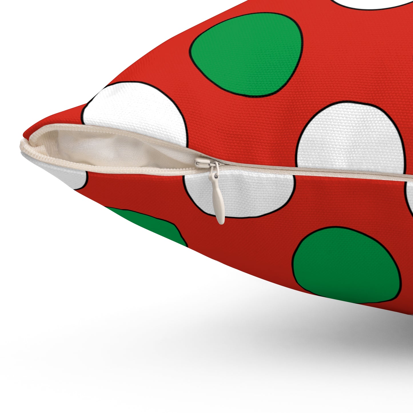 Pais Vasco Retro Polka Dots Cushion Pillow