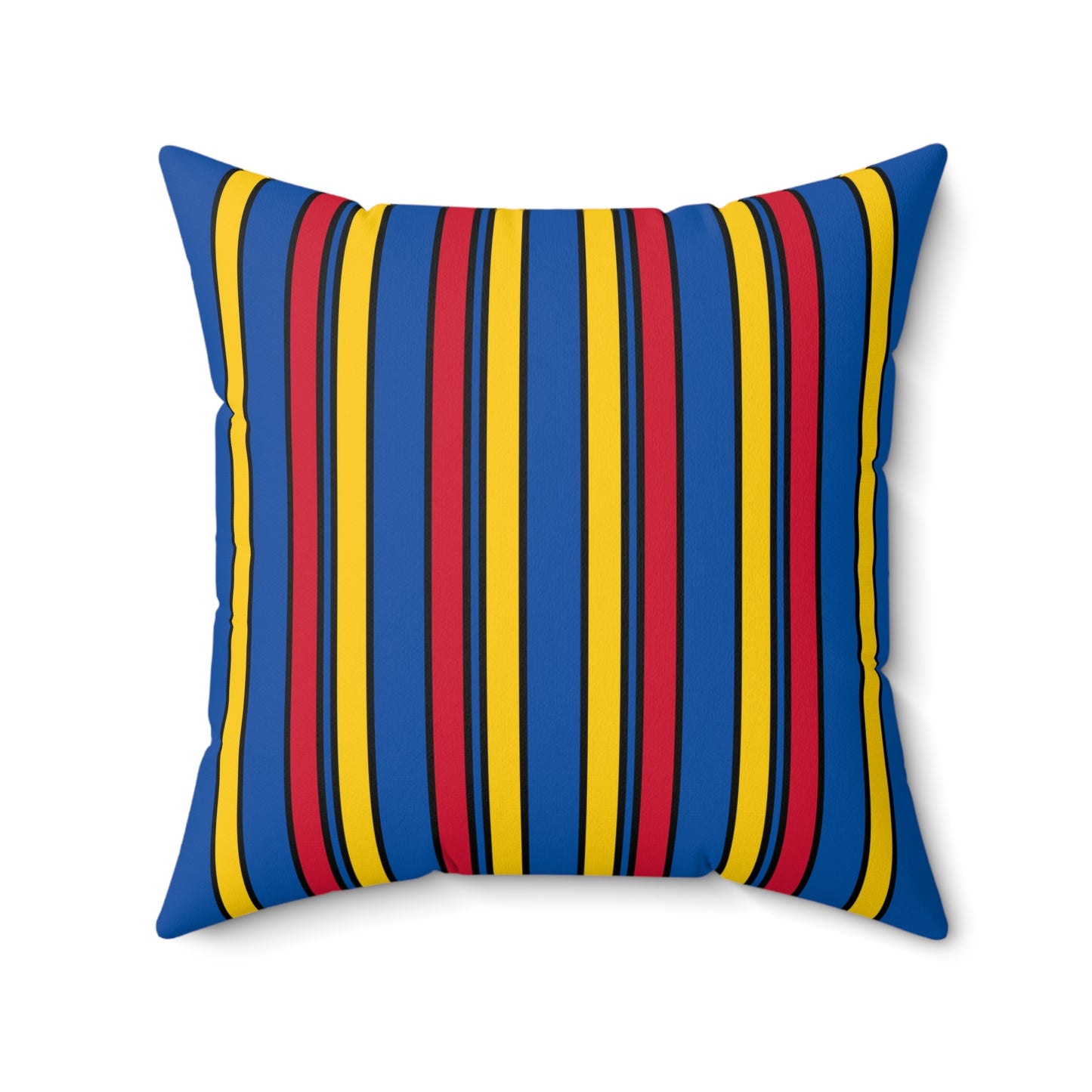 Aland Islands Retro Stripes Cushion Pillow