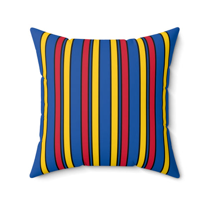 Aland Islands Retro Stripes Cushion Pillow