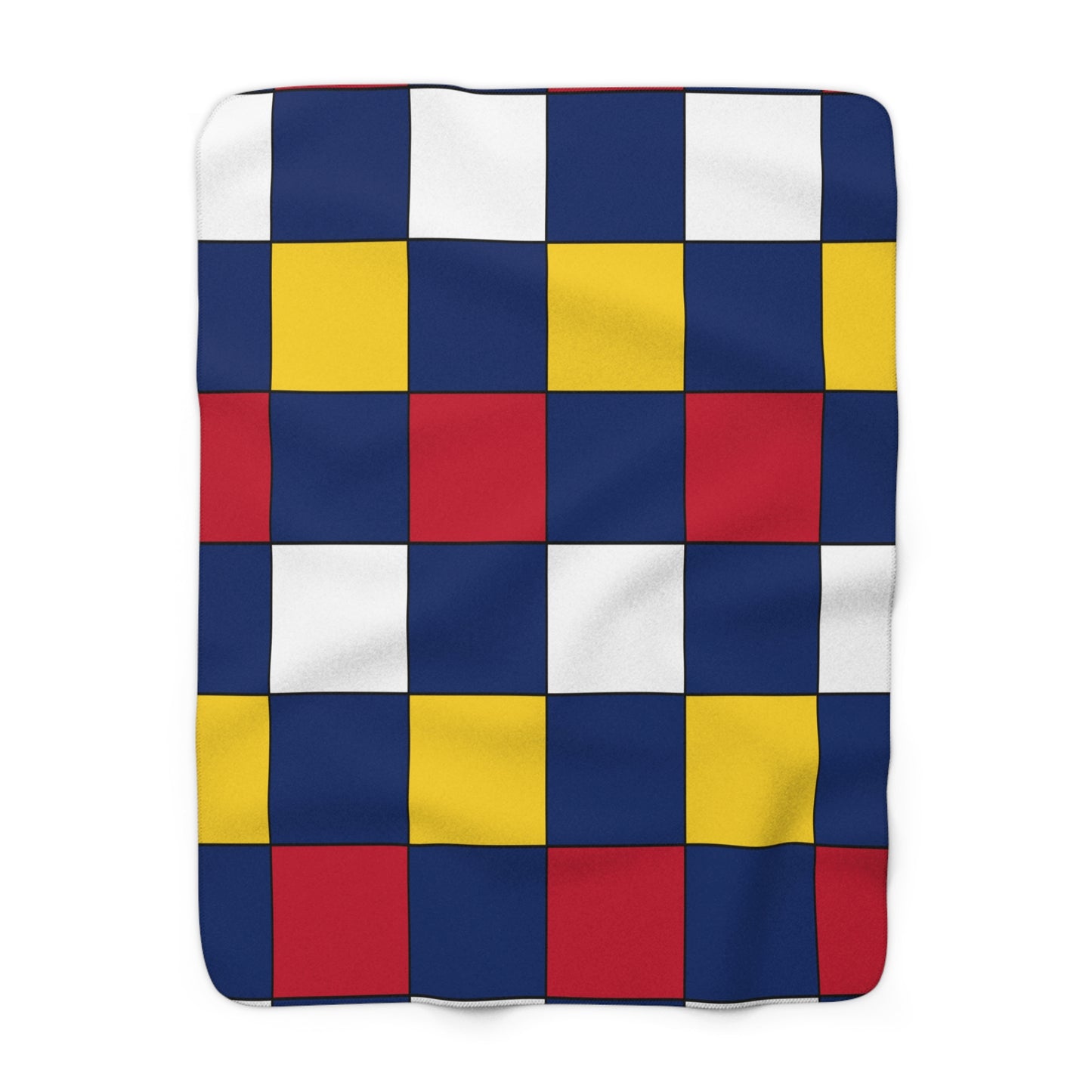 Turks And Caicos Islands Retro Check Blanket Throw