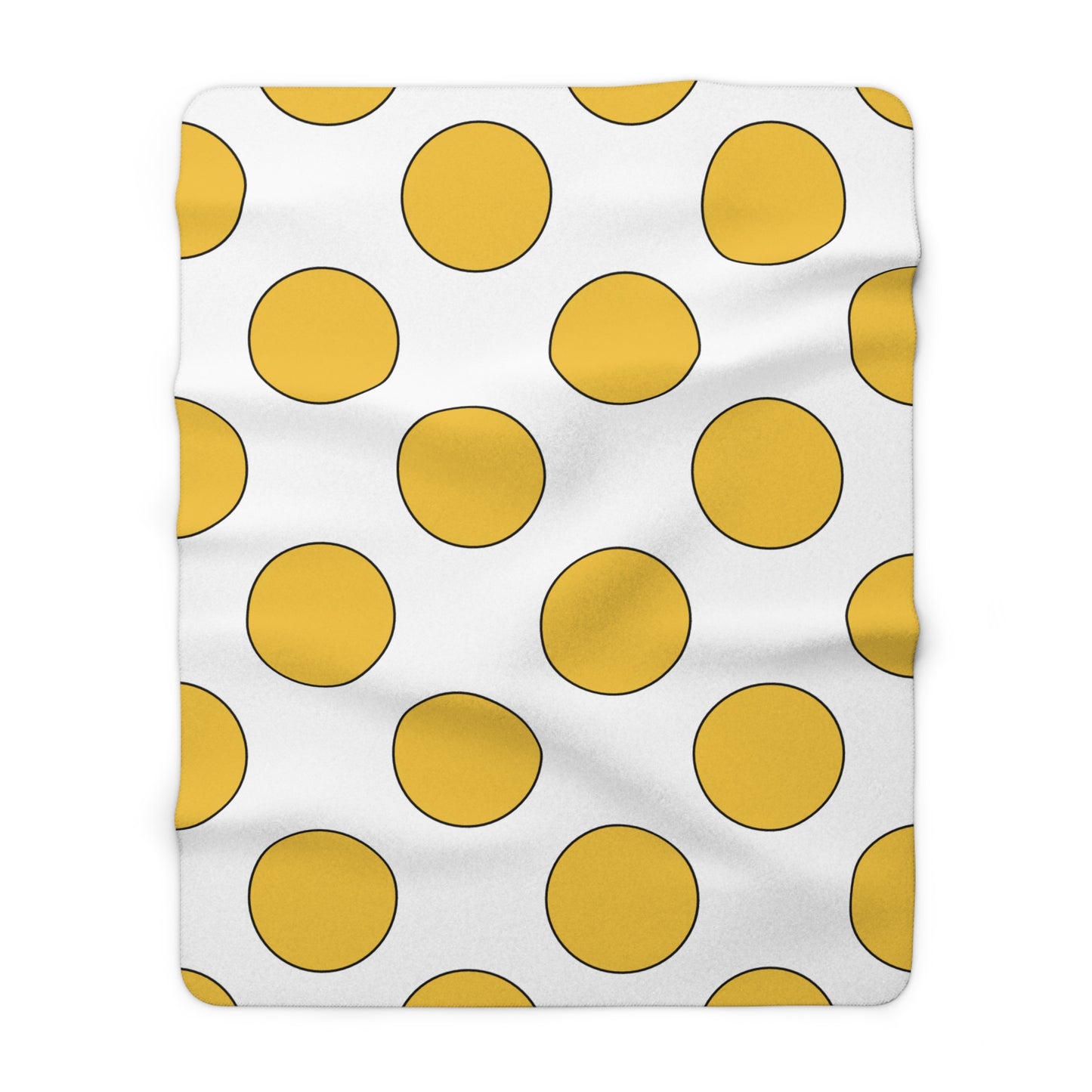 United States Virgin Islands Retro Polka Dots Blanket Throw