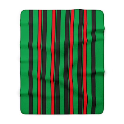 Martinique Retro Stripes Blanket Throw