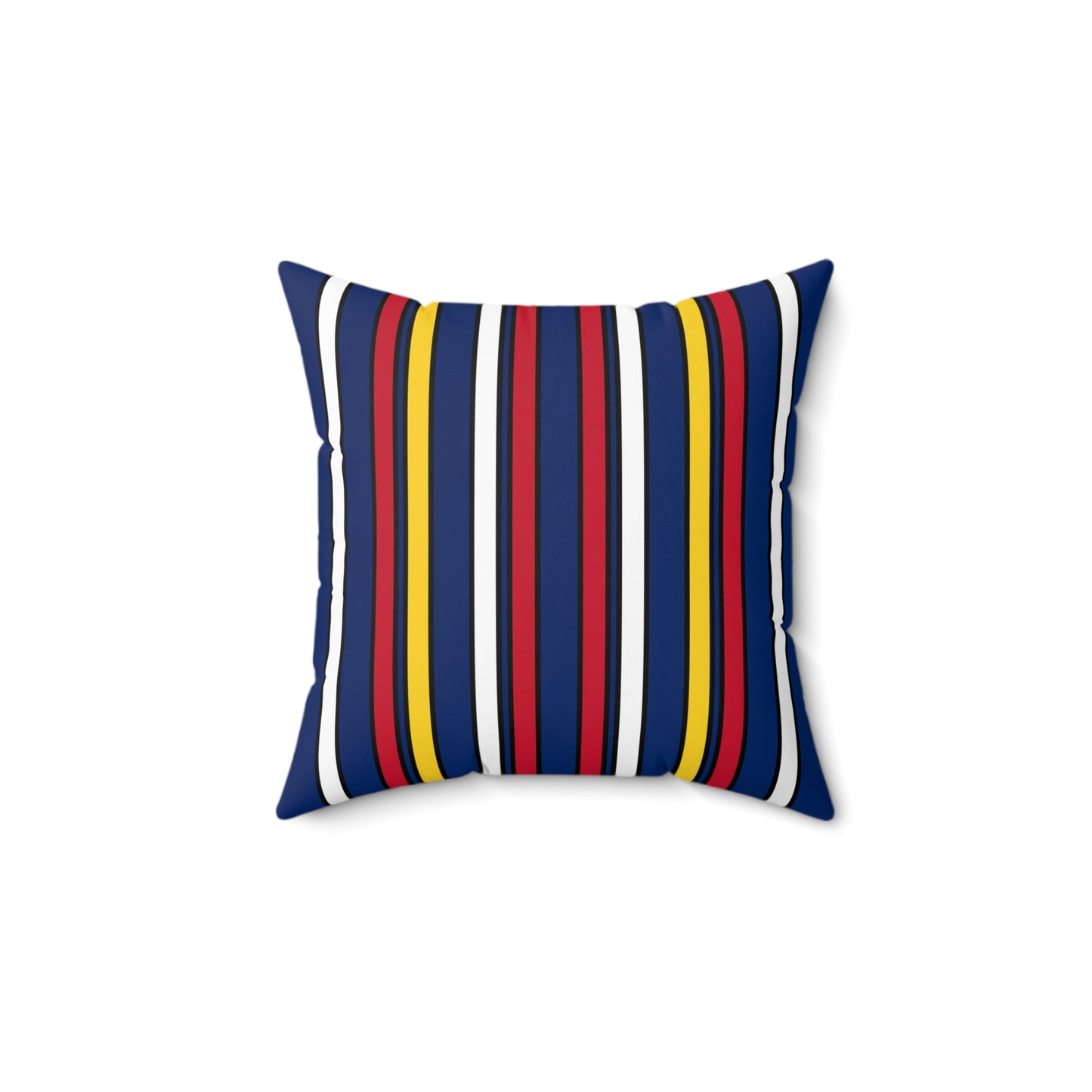 Turks And Caicos Islands Retro Stripes Cushion Pillow