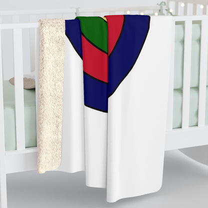 Diego Garcia Retro Target Blanket Throw