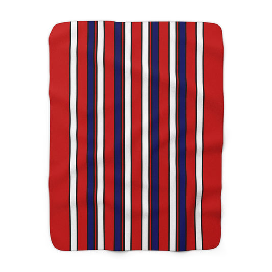 Liberia Retro Stripes Blanket Throw