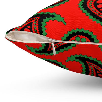 Malawi Retro Paisley Cushion Pillow