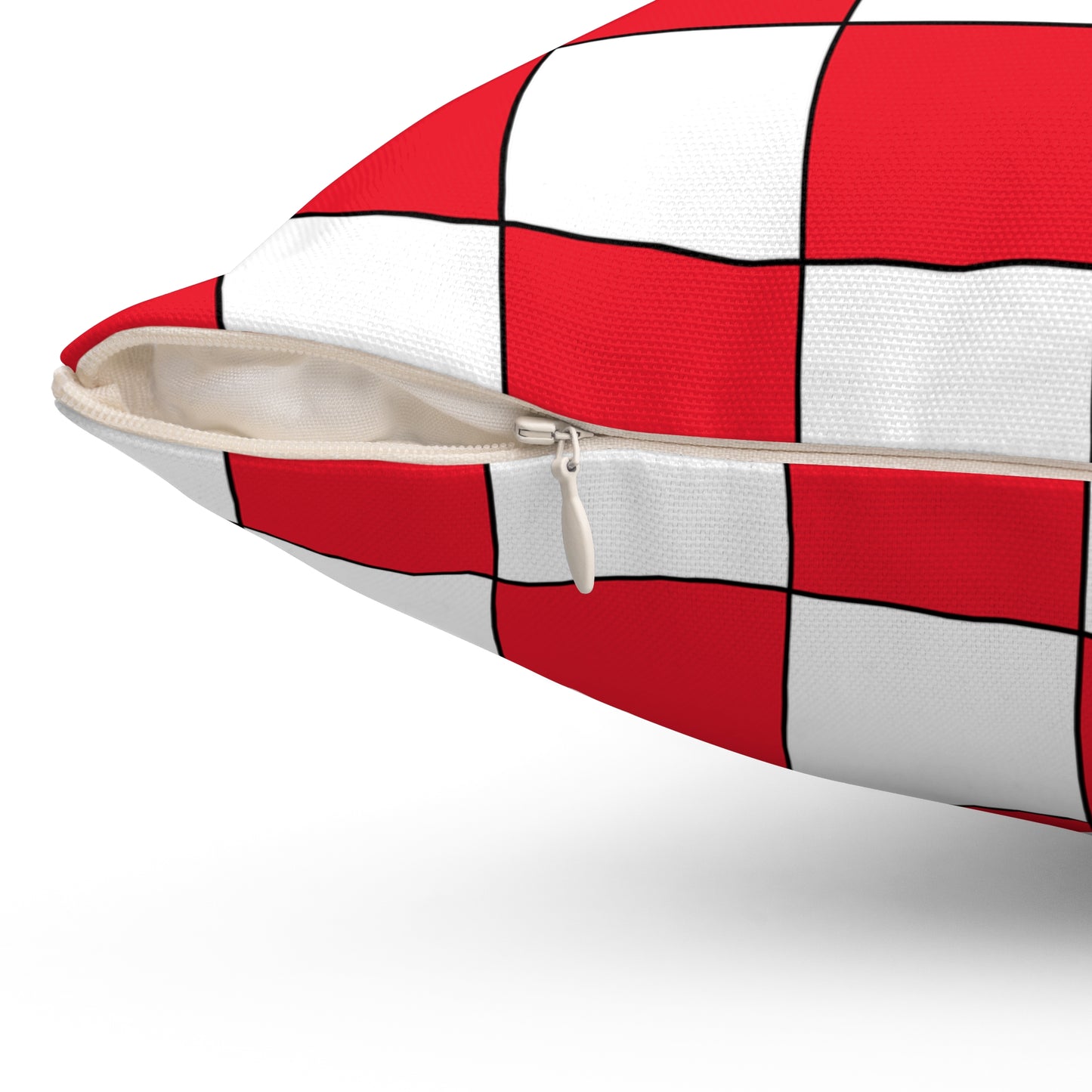 Hong Kong Retro Check Cushion Pillow