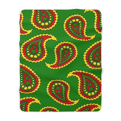 Togo Retro Paisley Blanket Throw
