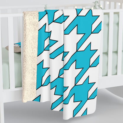 Honduras Retro Houndstooth Blanket Throw