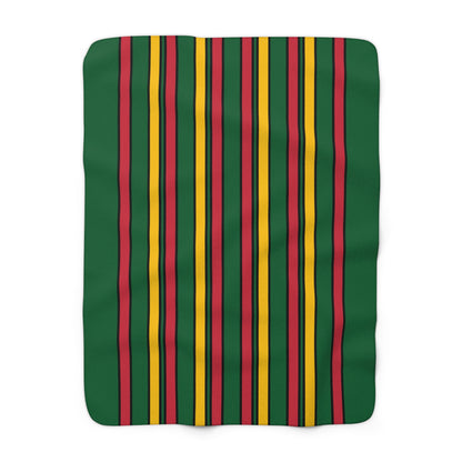 Mauritania Retro Stripes Blanket Throw