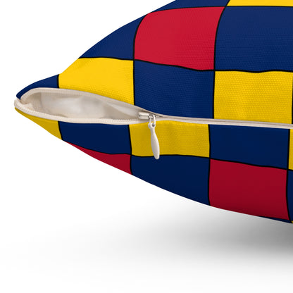 Chad Retro Check Cushion Pillow