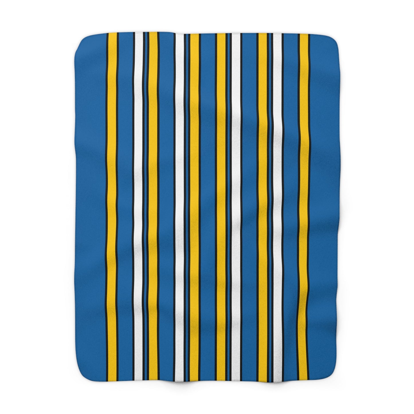 Canary Islands Retro Stripes Blanket Throw