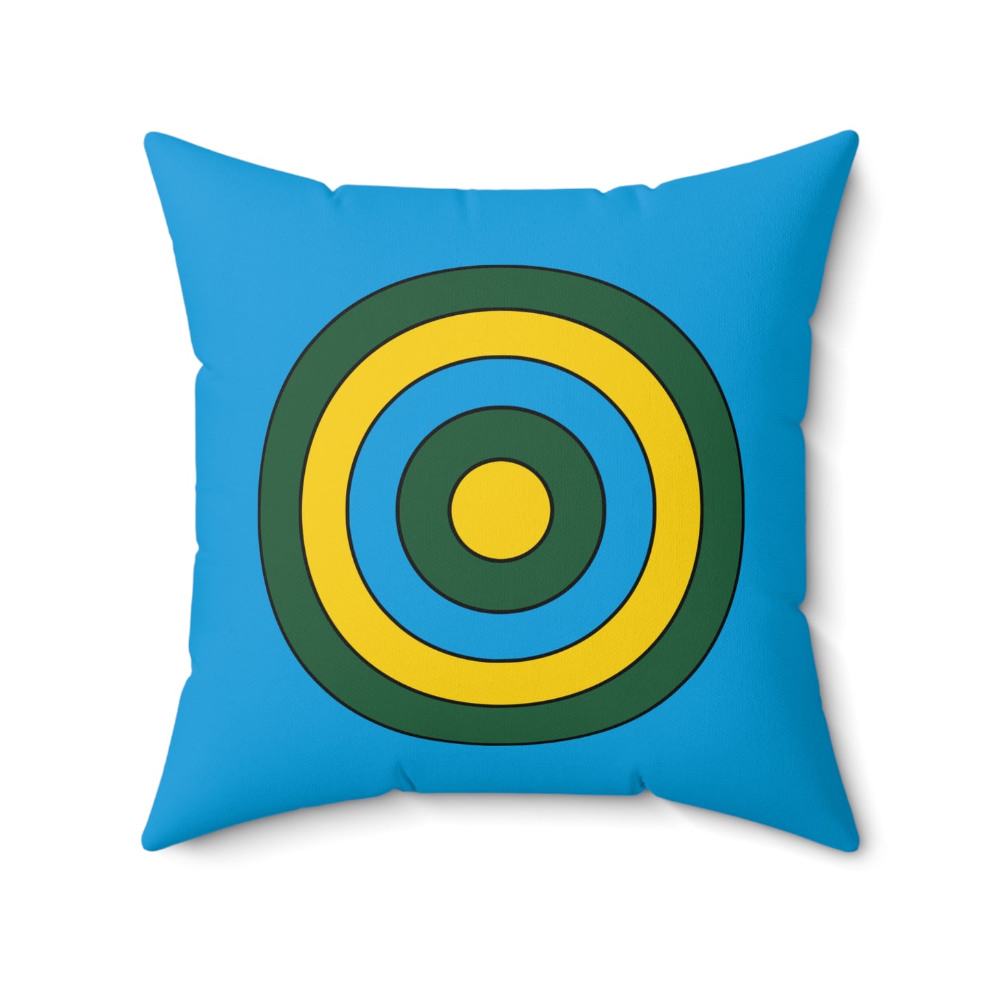 Rwanda Retro Target Cushion Pillow