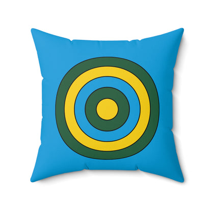 Rwanda Retro Target Cushion Pillow