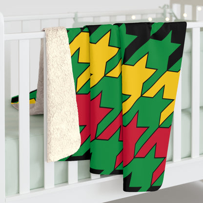 Vanuatu Retro Houndstooth Blanket Throw