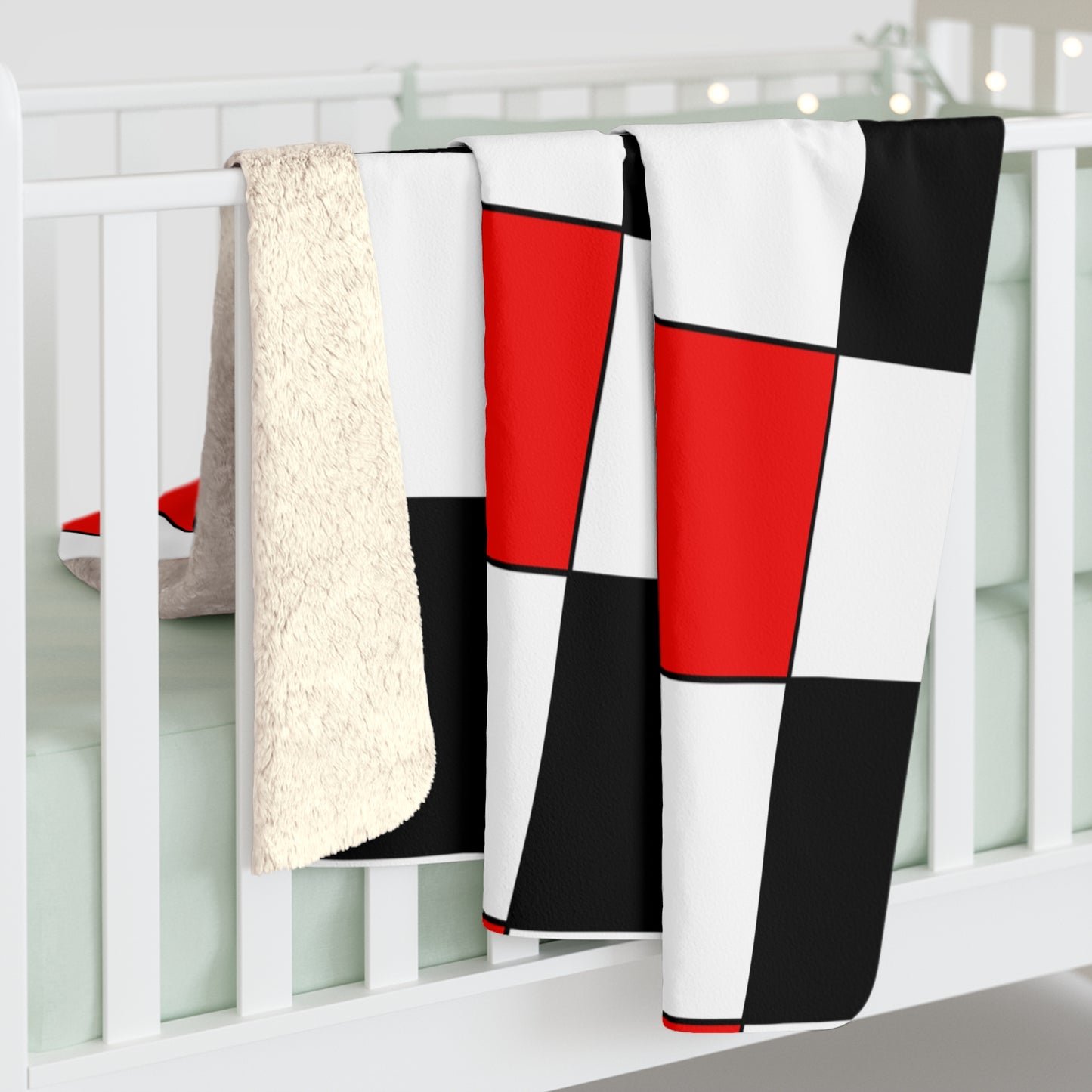Yemen Retro Check Blanket Throw