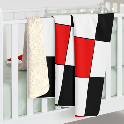 Yemen Retro Check Blanket Throw