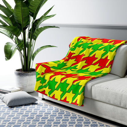 Congo Retro Houndstooth Blanket Throw