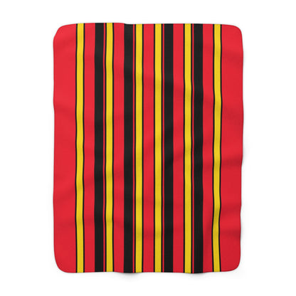 Belgium Retro Stripes Blanket Throw