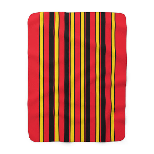 Belgium Retro Stripes Blanket Throw