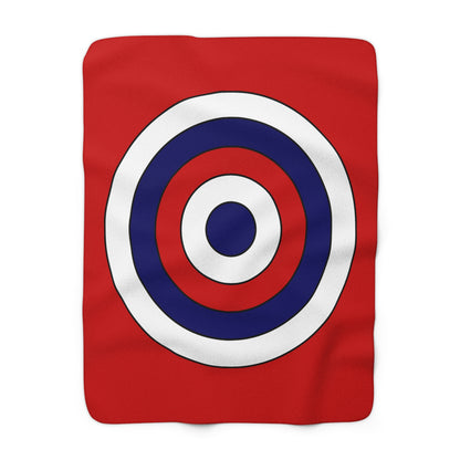 Liberia Retro Target Blanket Throw