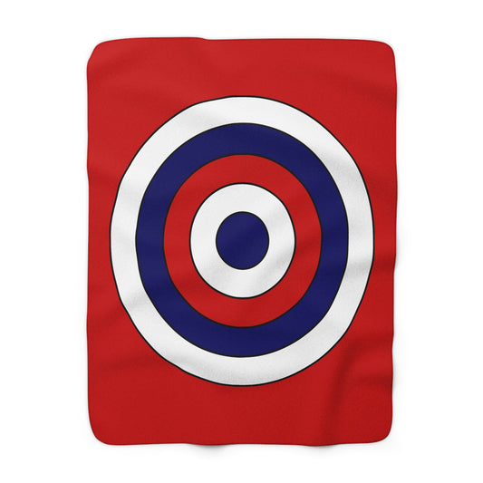 Liberia Retro Target Blanket Throw
