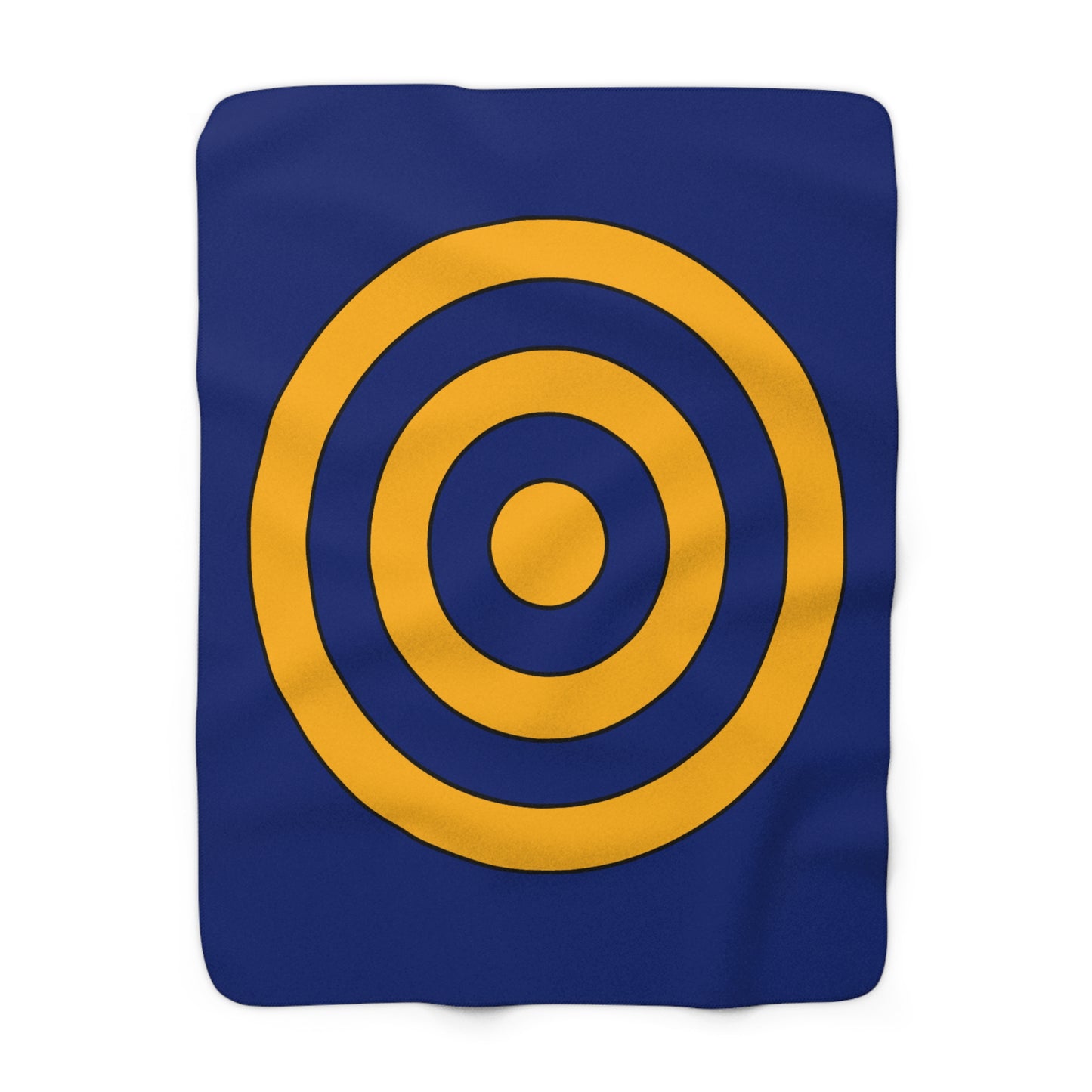 Nauru Retro Target Blanket Throw