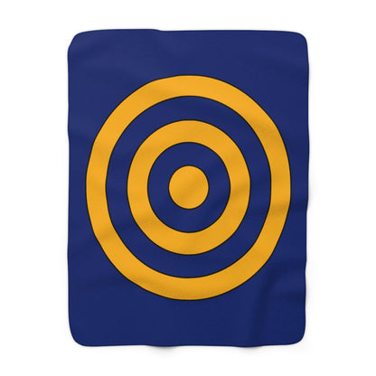 Nauru Retro Target Blanket Throw