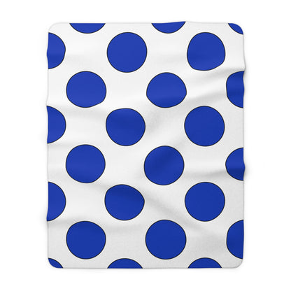 Israel Retro Polka Dots Blanket Throw