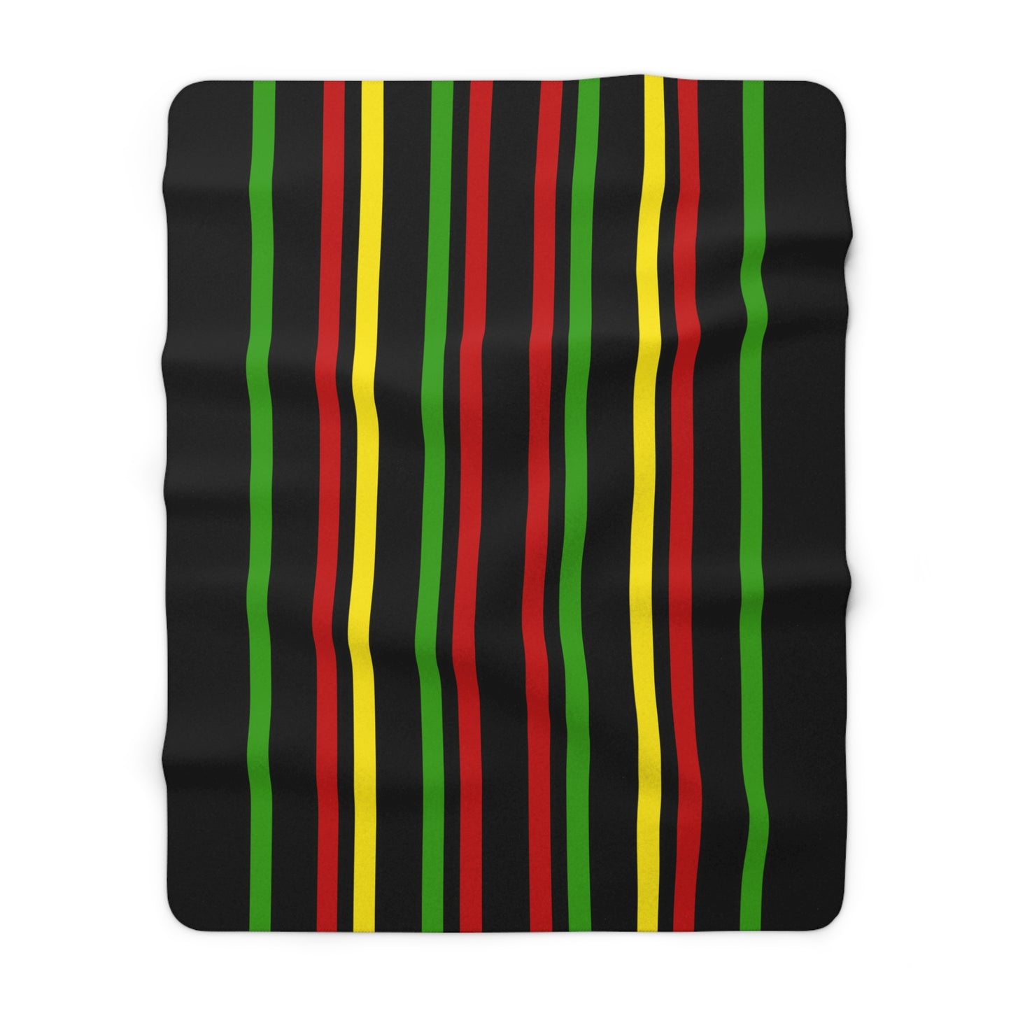 Saint Kitts And Nevis Retro Stripes Blanket Throw