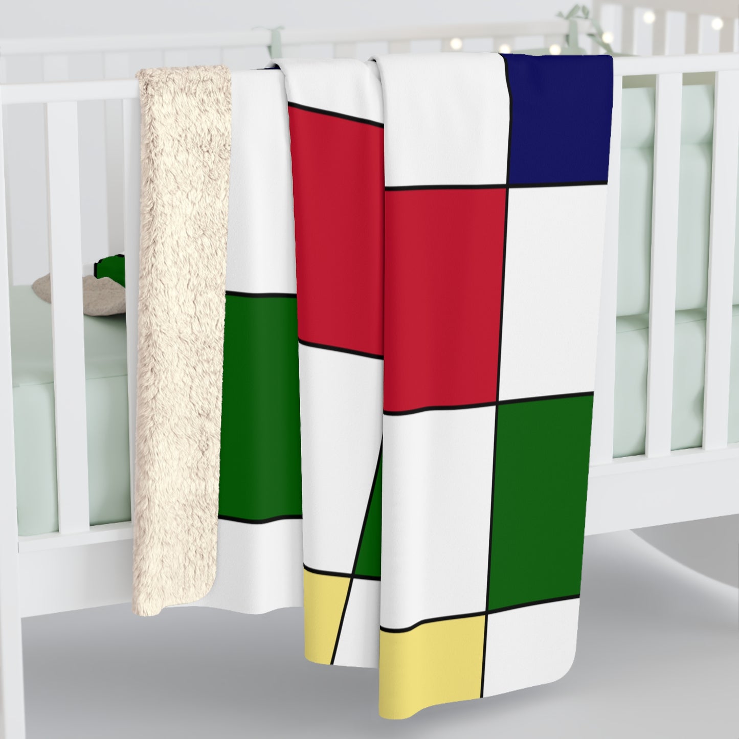 Diego Garcia Retro Check Blanket Throw