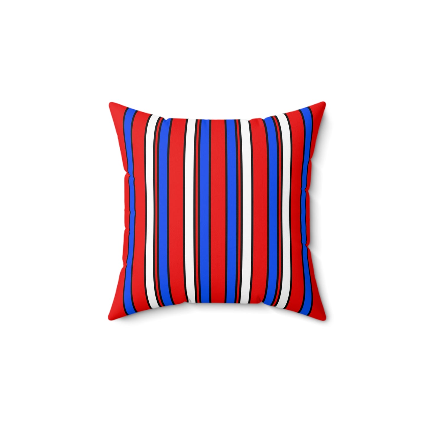 Puerto Rico Retro Stripes Cushion Pillow