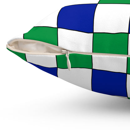 Lesotho Retro Check Cushion Pillow